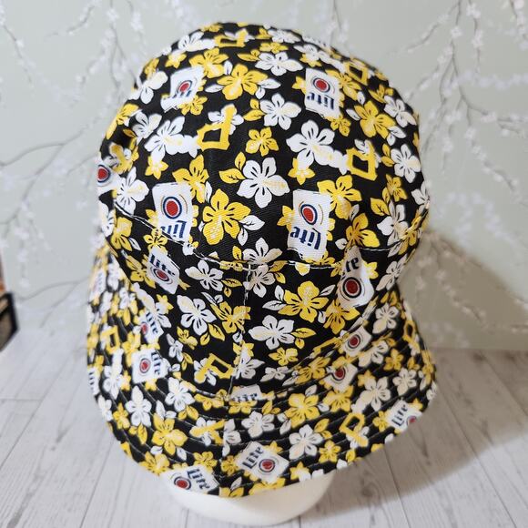 Stadium Giveaway Pittsburgh Pirates Miller Lite Floral Bucket Hat OS Unisex - Picture 4 of 9